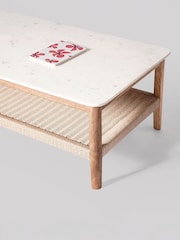 Swoon White Folke White Marble Coffee Table - Image 3 of 7