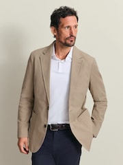 Natural - Slim Fit - Jachetă elastică din bumbac Charles Tyrwhitt - Imaginea 1 din 6