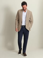 Natural - Slim Fit - Jachetă elastică din bumbac Charles Tyrwhitt - Imaginea 3 din 6