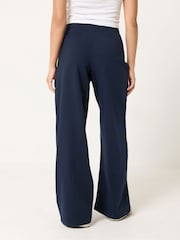 PixieGirl Petite Blue Wide Leg Yoga Pants - Image 3 of 6