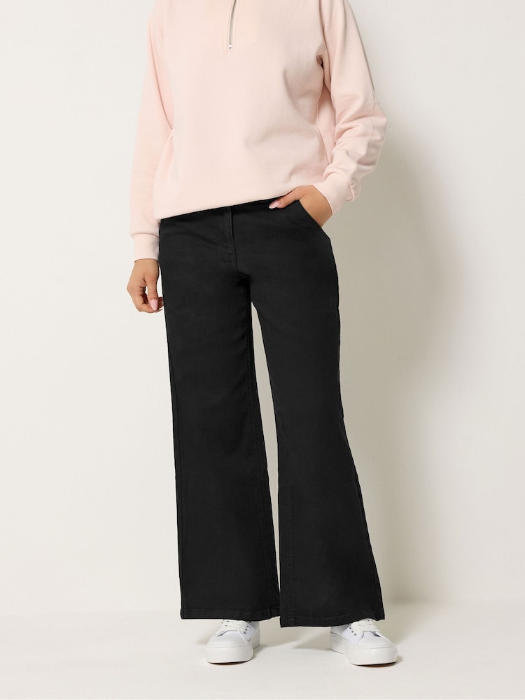 M&Co Petite Wide Leg Jeans - Изображение 1 5
