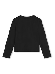DKNY Logo Long Sleeve 100% Cotton Black T-Shirt - Image 2 of 3