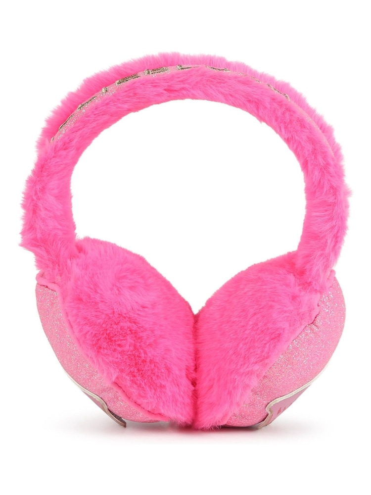 Billieblush Pink Glitter Angel Wings Ear Muffs - Image 2 of 5
