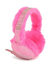 Billieblush Pink Glitter Angel Wings Ear Muffs - Image 3 of 5