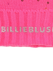 rožnata - Billieblush Glitter Pom Pom Logotip Čepica klobuki in kape; pokrivala - Slika 3 iz 3
