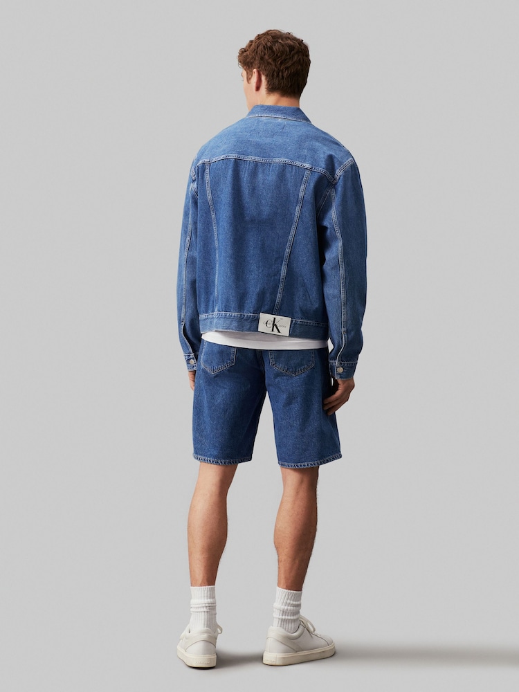 Calvin Klein Jeans Blue Denim Shorts - Image 2 of 4
