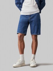 Calvin Klein Jeans Blue Denim Shorts - Image 3 of 4