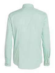 Calvin Klein Green Slim Fit Poplin Stretch Shirt - Image 5 of 6