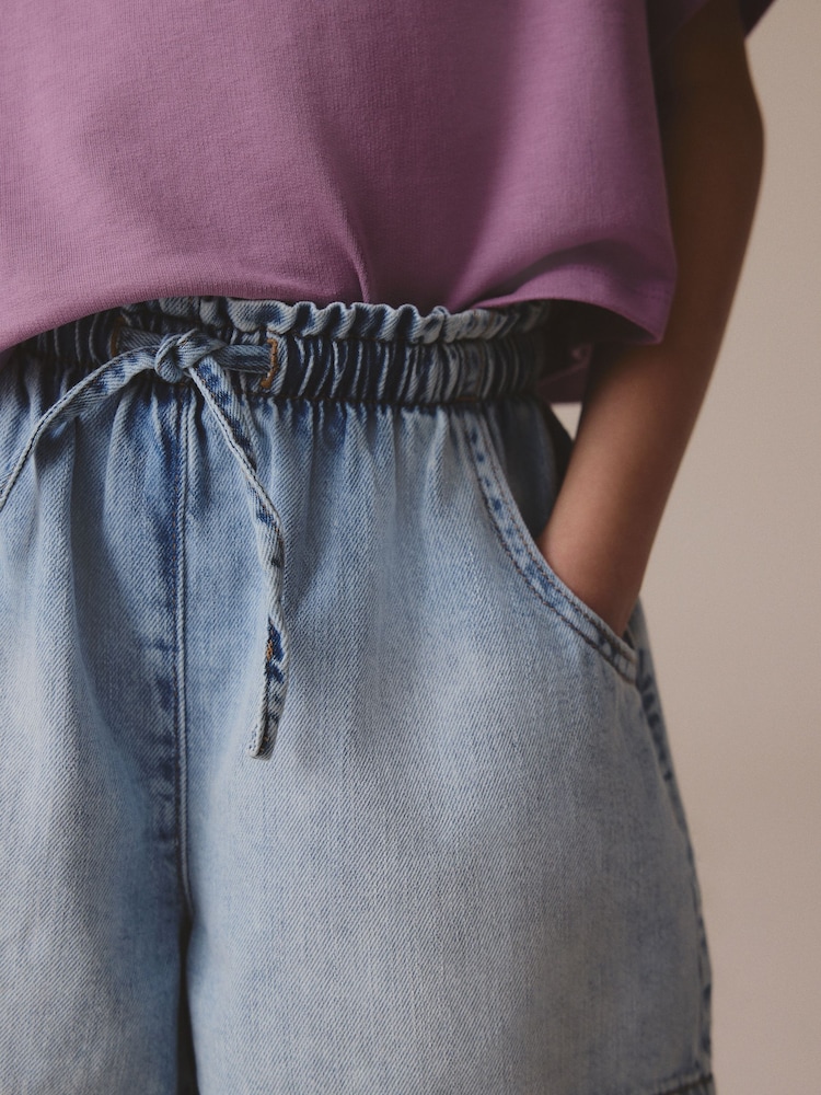 Bleu clair - 100{Short Denim en coton (3-16ans) - Image 3 of 7
