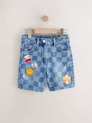 Mid Blue SmileyWorld® Shorts (3-16yrs) - Image 1 of 7