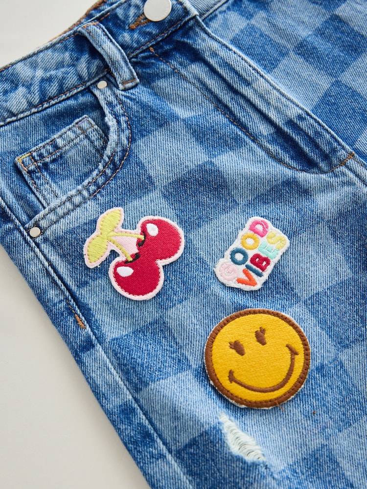 Mid Blue SmileyWorld® Shorts (3-16yrs) - Image 7 of 7