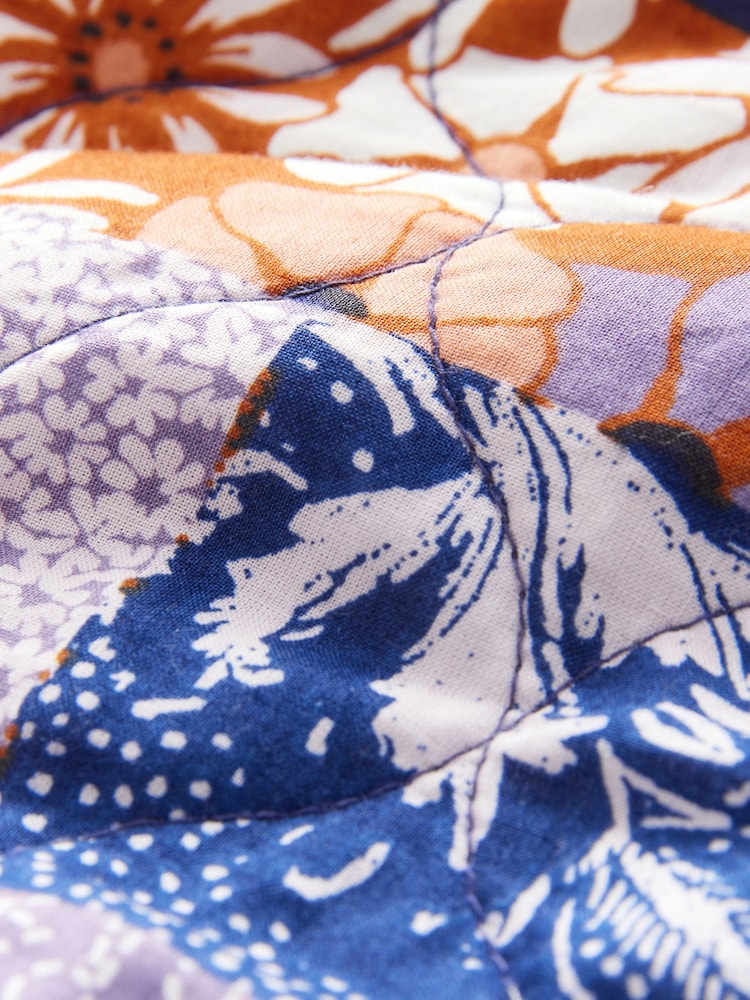 Patch Print Quilt Bomber Jacket - Image 5 of 5