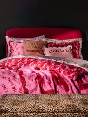 Rockett St George Luxe Needlecord Velvet Harrys Pink Bed Jagger Bed - Image 5 of 7