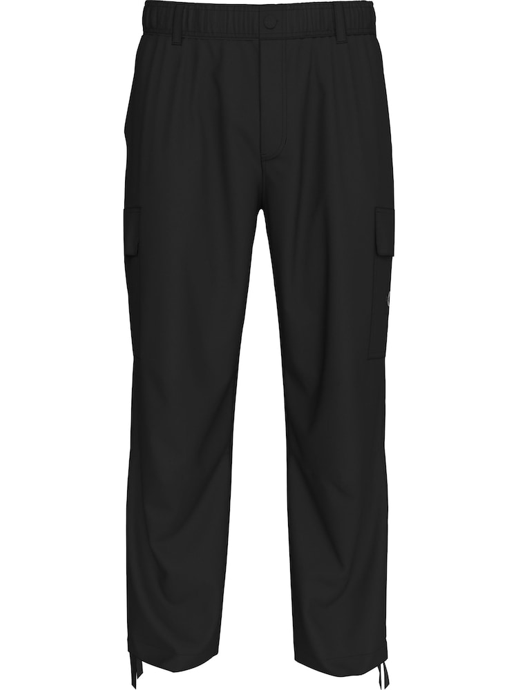 Calvin Klein Jeans Стандартный крой прямого карго черный брюки - Image 1 of 5