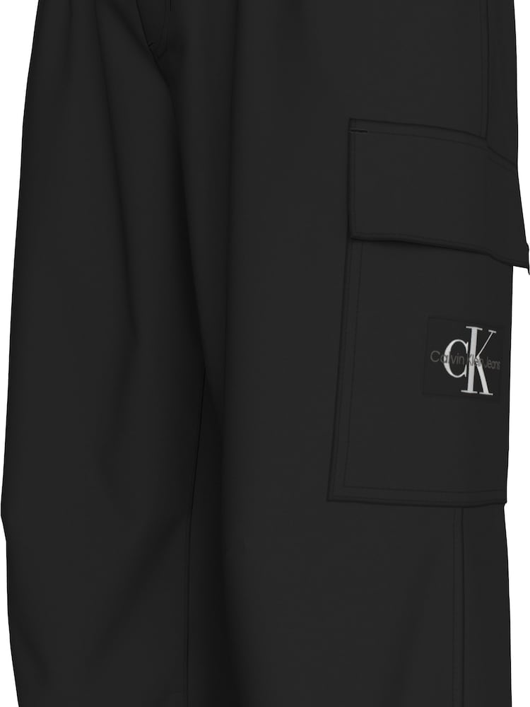 Calvin Klein Jeans Стандартный крой прямого карго черный брюки - Image 5 of 5