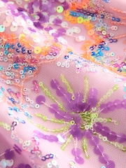 Neon Sequin Skirt (3-16yrs) - Image 7 of 8