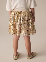 Dorado - Falda de lentejuelas (3-16 años) - Imagen 2 de 8