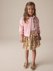 Dorado - Falda de lentejuelas (3-16 años) - Imagen 4 de 8