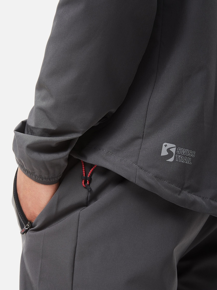 Trailberg Grey Terra Tech Hoodie - Image 7 of 7