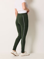 Long Tall Sally Green Piped Leggings - Image 4 of 7