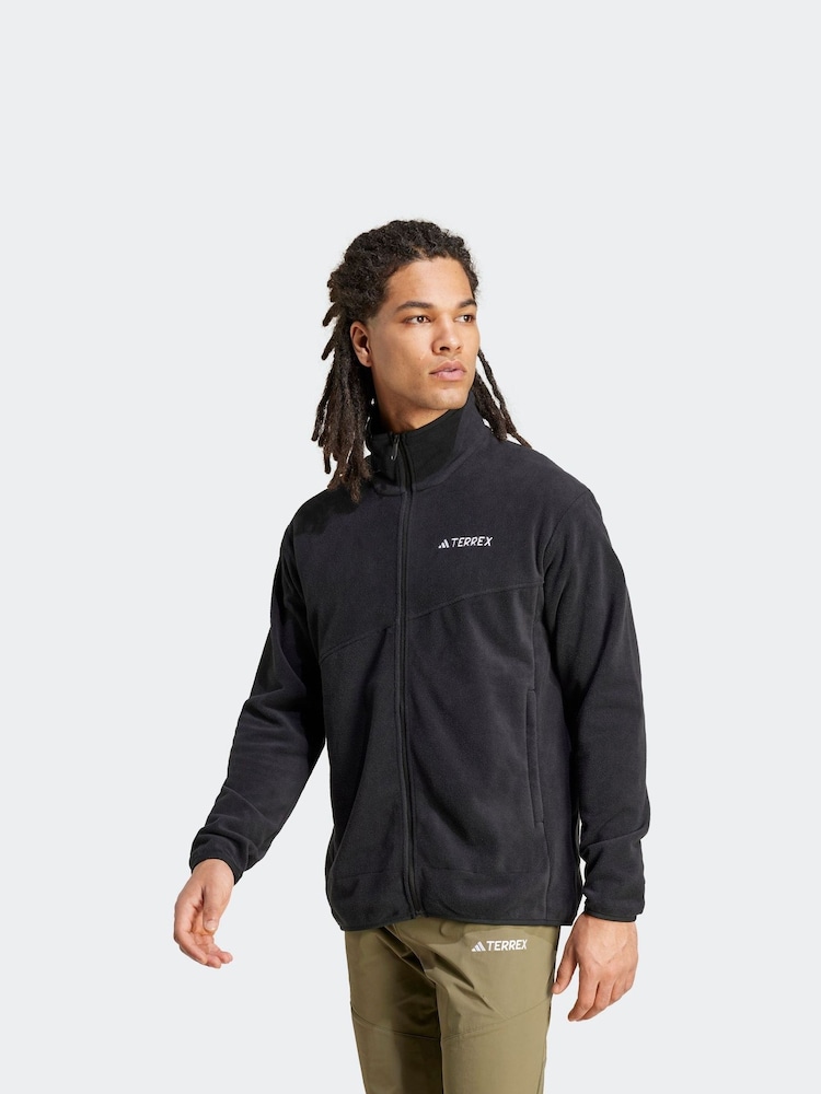 adidas Black Terrex Multi Full-Zip Fleece Jacket - Image 1 of 7