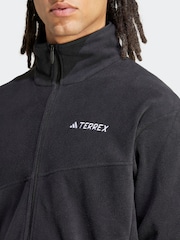 adidas Black Terrex Multi Full-Zip Fleece Jacket - Image 6 of 7