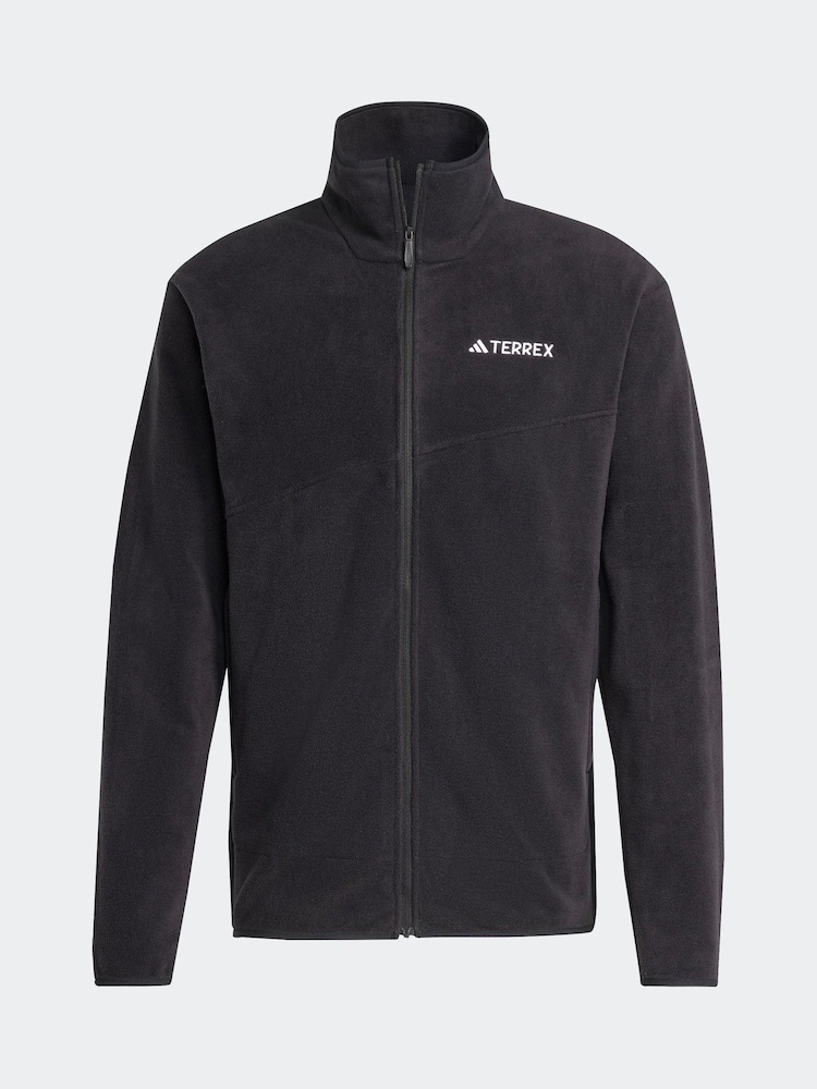 adidas Black Terrex Multi Full-Zip Fleece Jacket - Image 7 of 7