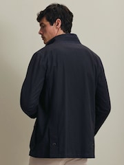 Charles Tyrwhitt marineblå vokset jakke - Bilde 2 av 7