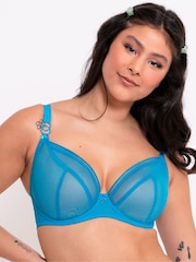 Curvy Kate Lifestyle Plunge Capri BH, Blau - Bild 1 von 6
