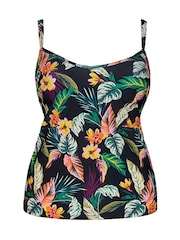Curvy Kate Cuba Libre Print Mix Black Tankini Top - Image 6 of 6