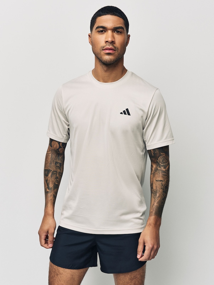 adidas Grey Train Essentials Training T-Shirt - Image 1 of 6