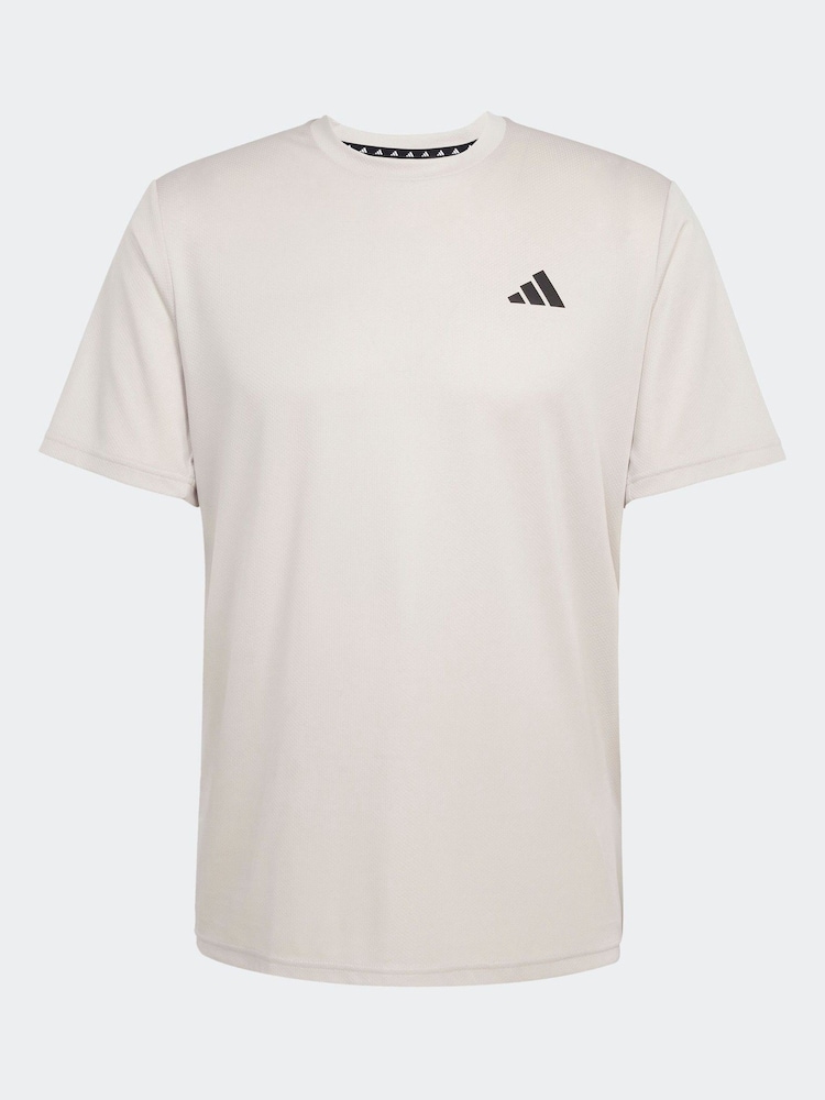 adidas Grey Train Essentials Training T-Shirt - Image 6 of 6