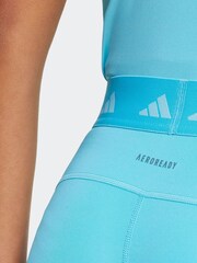 Синий - adidas Techfit Training Shorts - Изображение 5 из 6