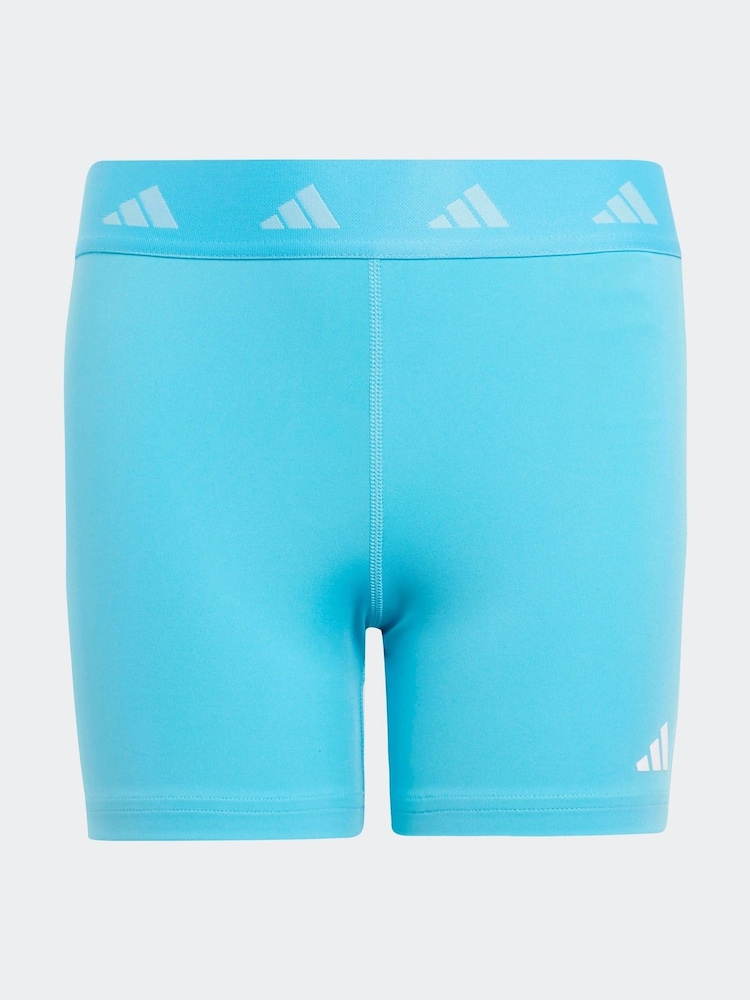 Синий - adidas Techfit Training Shorts - Изображение 6 из 6