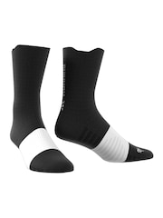 adidas Black RunxGraphic 1 Pack Socks - Image 10 of 13