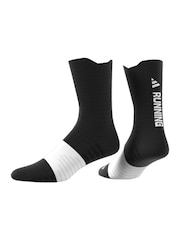 adidas Black RunxGraphic 1 Pack Socks - Image 3 of 13