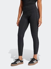 adidas Originals Leggings mit 3 Streifen und Schlangenmuster - Bild 1 von 6