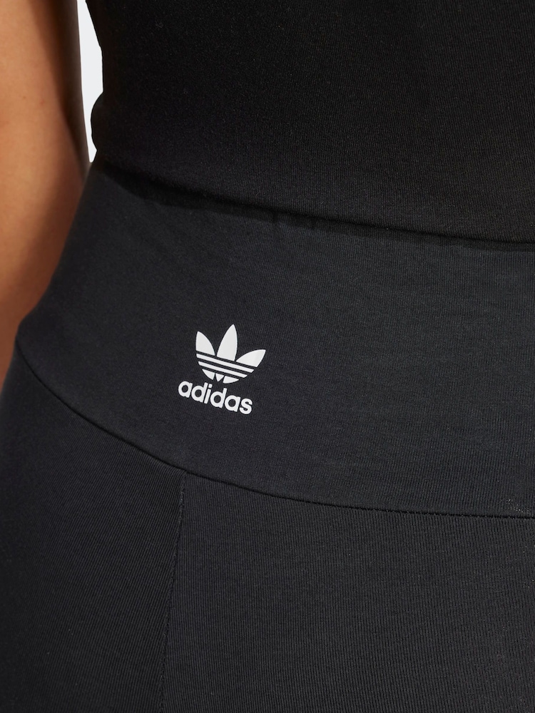 adidas Originals Black 3 Stripe Snake Leggings - Image 4 of 6