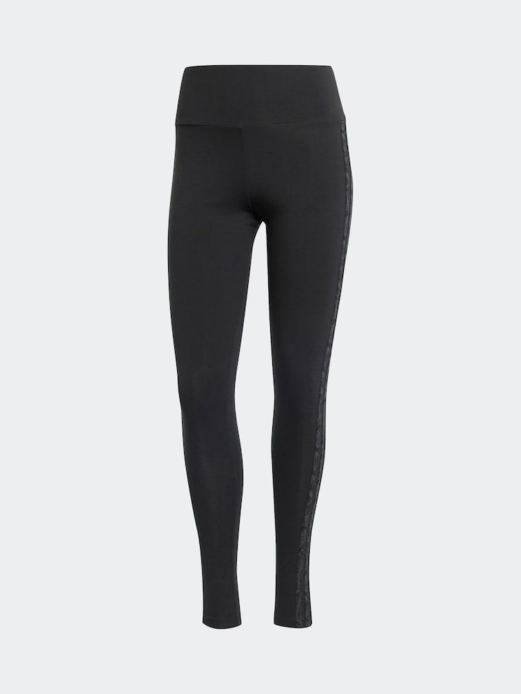adidas Originals Leggings mit 3 Streifen und Schlangenmuster - Bild 6 von 6
