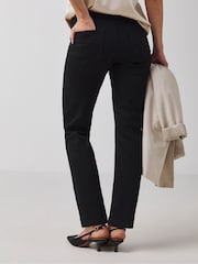 JD Williams Black 24/7 Straight Leg Jeans - Image 3 of 4