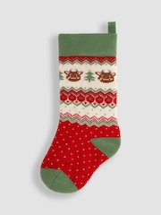 JoJo Maman Bébé Green The Gruffalo Knitted Stocking - Image 1 of 4