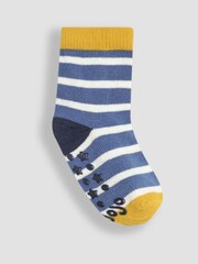 JoJo Maman Bébé Navy Socks 3 Pack - Image 2 of 4