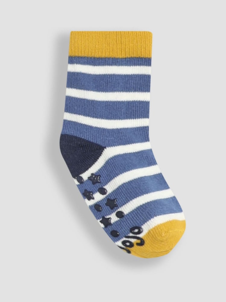 JoJo Maman Bébé Navy Socks 3 Pack - Image 2 of 4