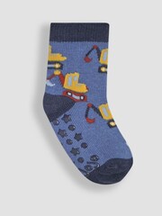 JoJo Maman Bébé Navy Socks 3 Pack - Image 3 of 4