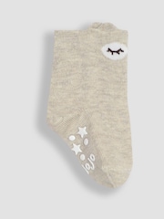 JoJo Maman Bébé Pink Bear Socks 3 Pack - Image 4 of 5