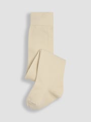 JoJo Maman Bébé Natural 2-Pack Cotton Rich Tights - Image 3 of 5