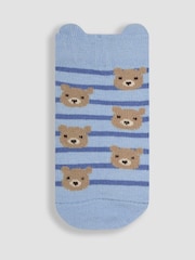 JoJo Maman Bébé Brown Bear Socks 3 Pack - Image 2 of 4