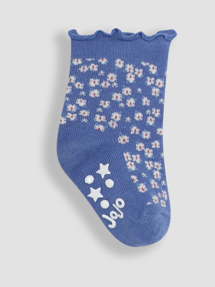 JoJo Maman Bébé Cotton Frill Socks 3 Pack - Bild 2 von 4