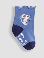 JoJo Maman Bébé Cotton Frill Socks 3 Pack - Bild 4 von 4