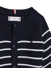 Tommy Hilfiger Blue Weater Ribbed 2 Piece Set - Image 3 of 3